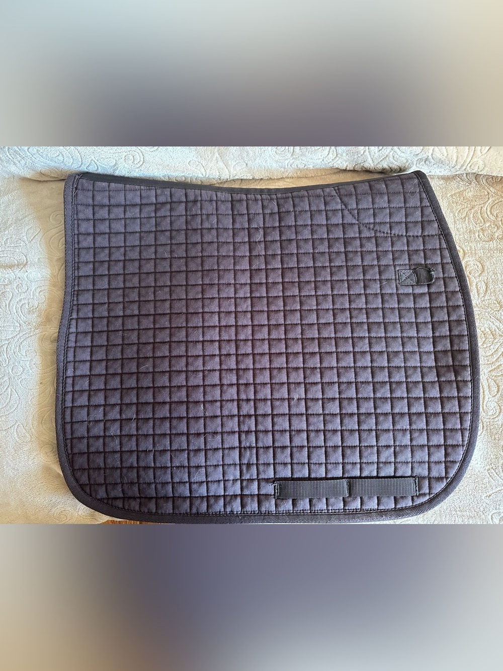 Back On Track Therapeutic Dressage Saddle Pad W/Weltex Brown KEEPERS REMOVED EUC